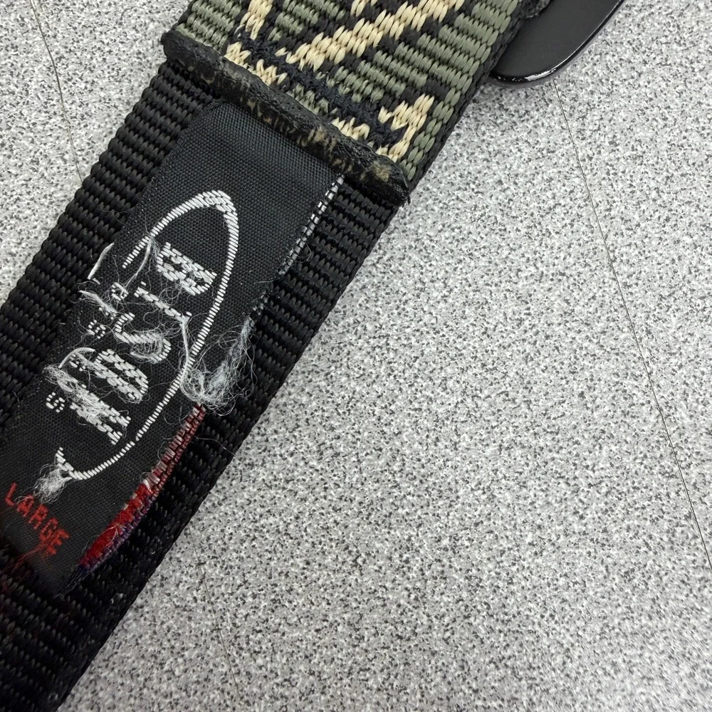 Bison Designs Belt Mens Large Olive Green Camp Rainey Mountain Webbing